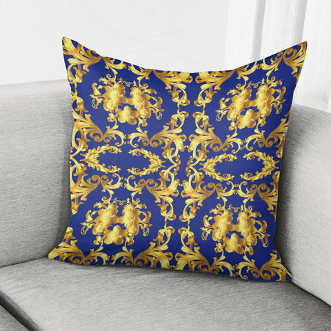 Image of Baroque Pattern Pillow Cover