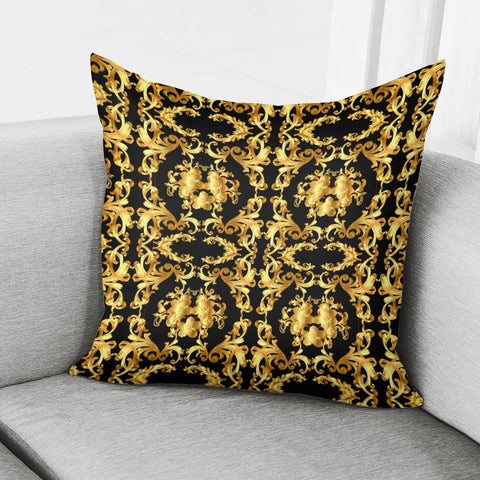 Image of Baroque Pattern Pillow Cover