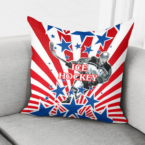 Image of Ice Hockey Pillow Cover