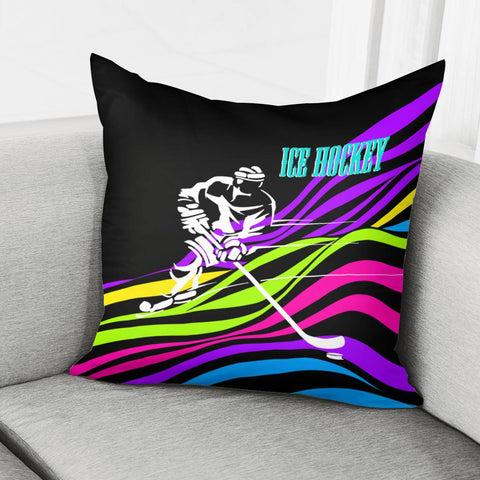 Image of Ice Hockey Pillow Cover