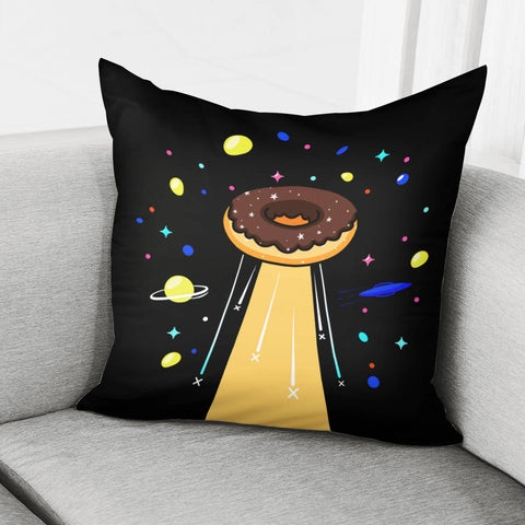 Image of Donuts And The Universe Pillow Cover