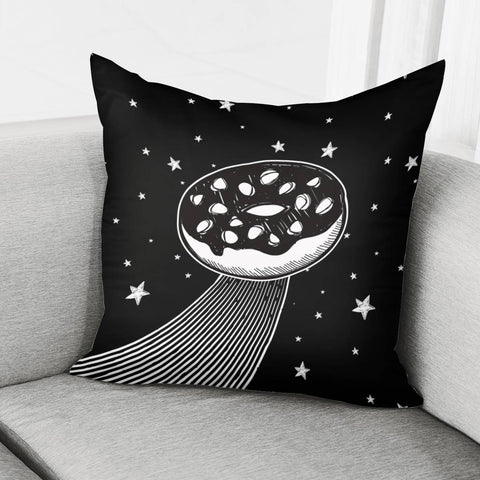 Image of Donuts And The Universe Pillow Cover