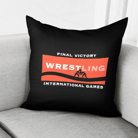 Image of Wrestler Pillow Cover