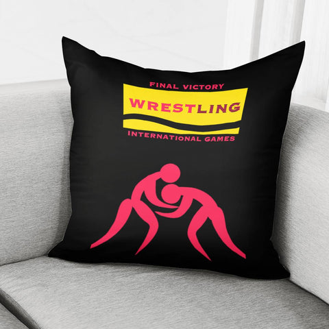 Image of Wrestler Pillow Cover