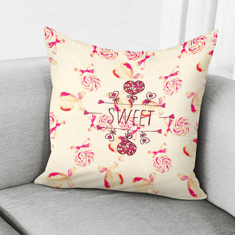 Image of Retro Lollipop Pillow Cover