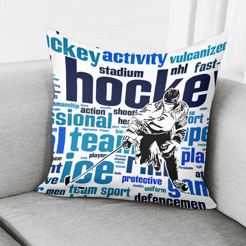 Image of Ice Hockey Pillow Cover