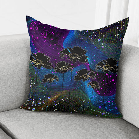 Image of Daisy & Geometry Pillow Cover