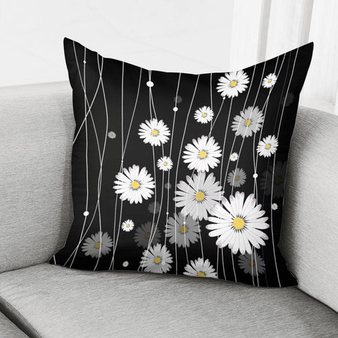 Image of Daisy & Geometry Pillow Cover