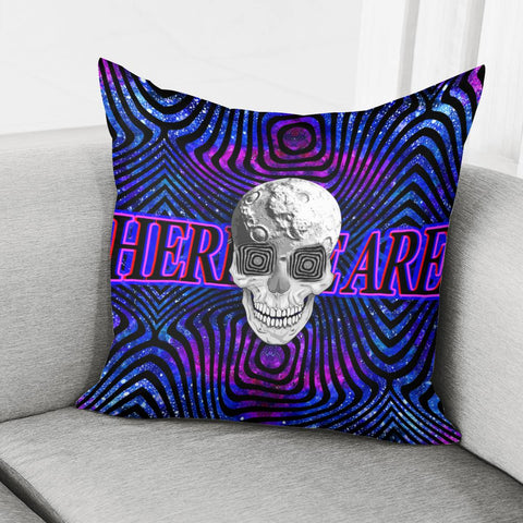 Image of Skull Pillow Cover