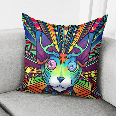 Image of Monster Cat Pillow Cover