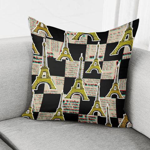 Image of Eiffel Tower Pillow Cover