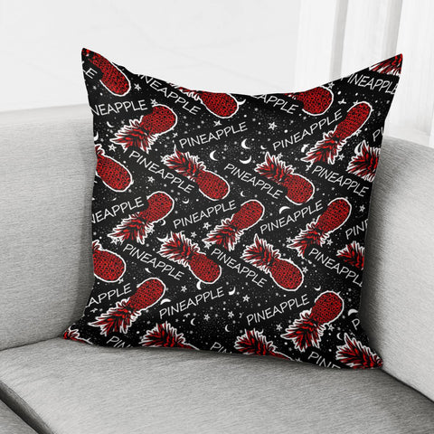 Image of Blood Red Pineapple Pillow Cover
