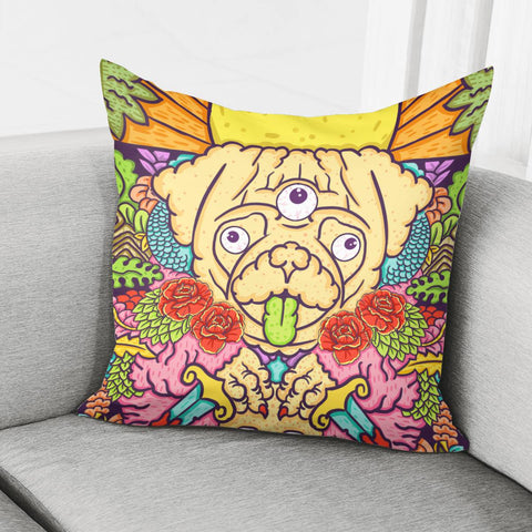 Image of Monster Dog Pillow Cover