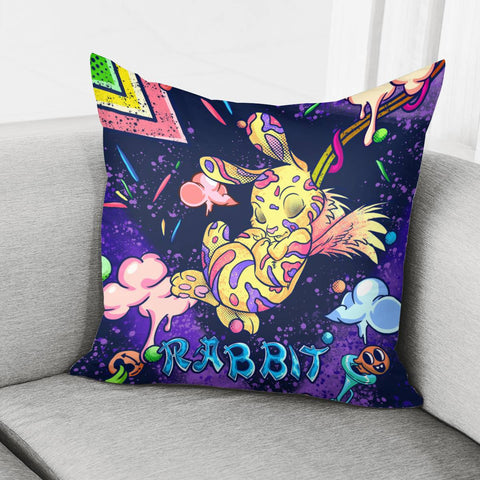 Image of Rabbit Pillow Cover