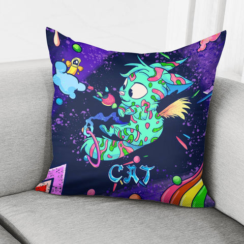 Image of Space Cat Pillow Cover