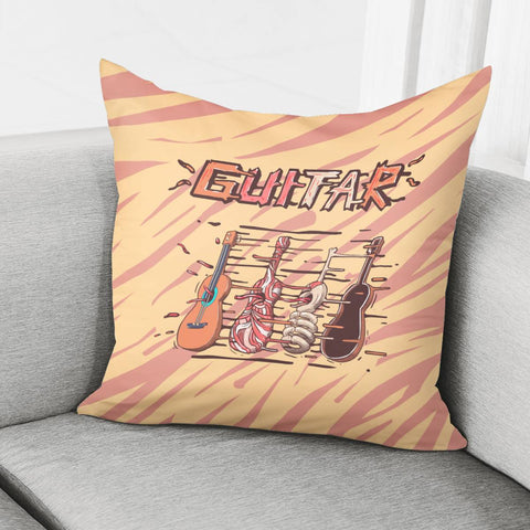 Image of Guitar Pillow Cover