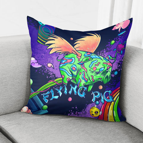 Image of Space Pig Pillow Cover