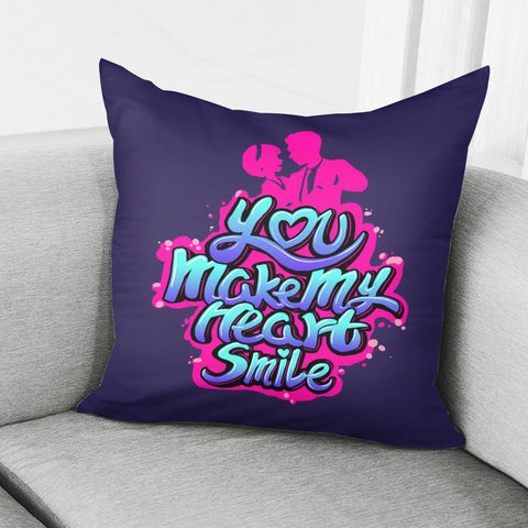 Image of Love Slogan Pillow Cover