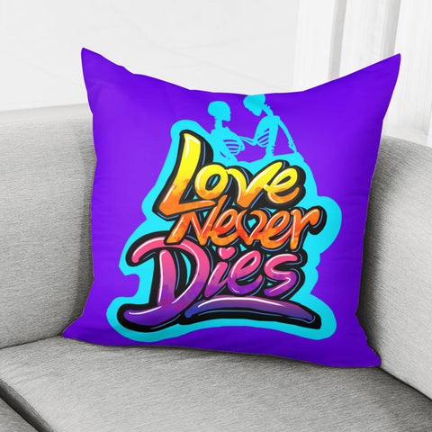 Image of Love Slogan Pillow Cover