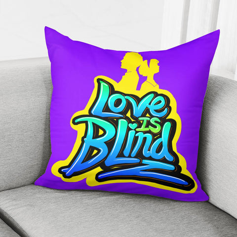 Image of Love Slogan Pillow Cover