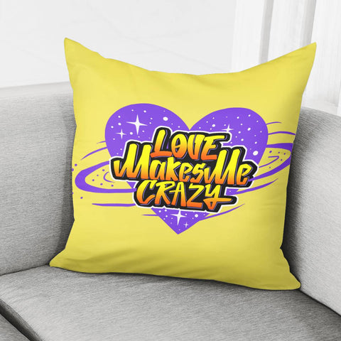 Image of Love Slogan Pillow Cover