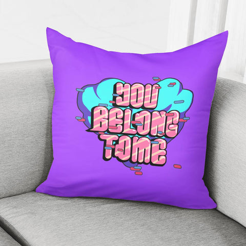 Image of Love Slogan Pillow Cover