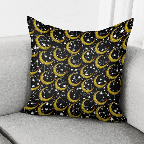 Image of Golden Moon Pillow Cover