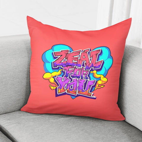 Image of Love Slogan Pillow Cover