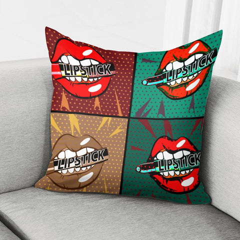 Image of Lipstick Pillow Cover