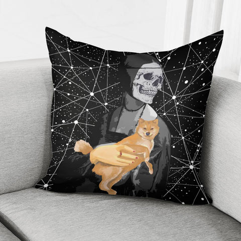 Image of Holding A Dog Pillow Cover