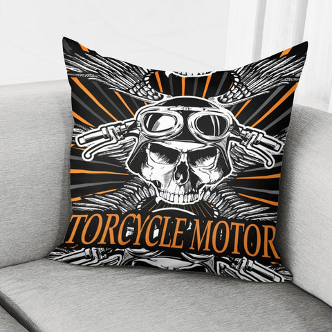 Image of Motorcycle Pillow Cover