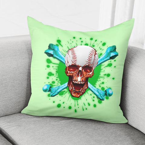 Image of Skull Pillow Cover