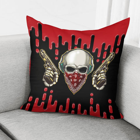 Image of Pirate Skull Pillow Cover