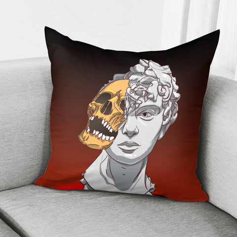 Image of Skull Pillow Cover