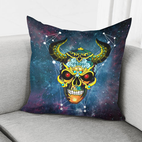 Image of Skull Pillow Cover