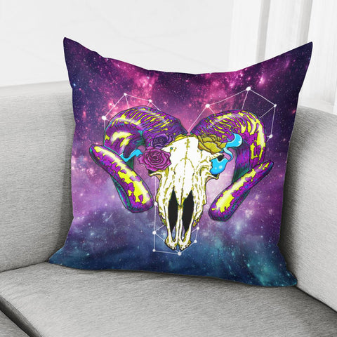 Image of Skull Pillow Cover