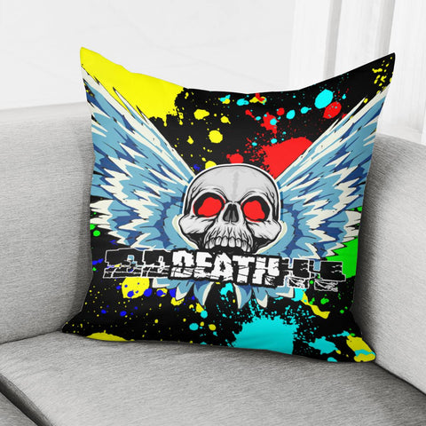 Image of Graffiti Skull Pillow Cover