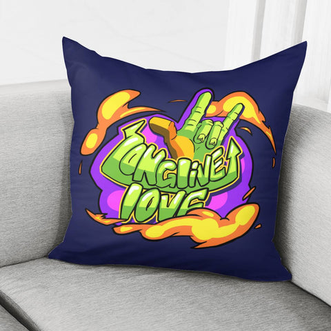 Image of Creative Love Doodle Pillow Cover