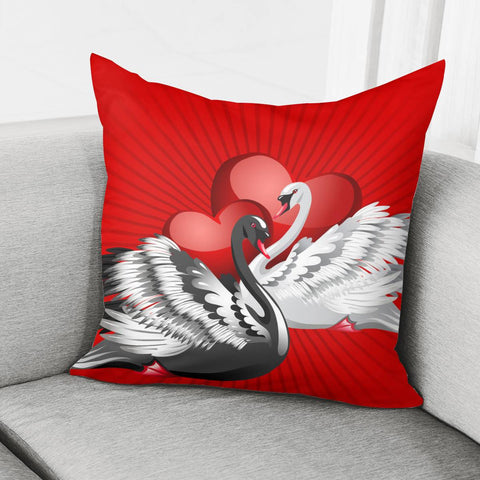 Image of Swan Pillow Cover