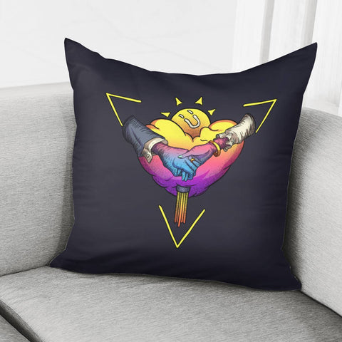 Image of Creative Love Illustration Pillow Cover