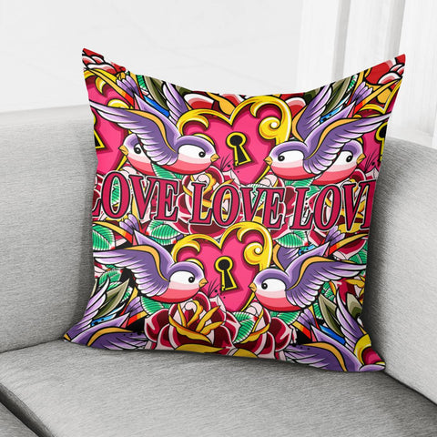 Image of Love&Kiss Pillow Cover