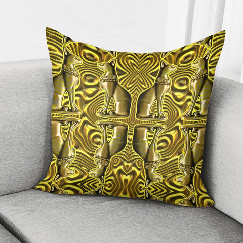 Image of Egyptian Cat Pillow Cover