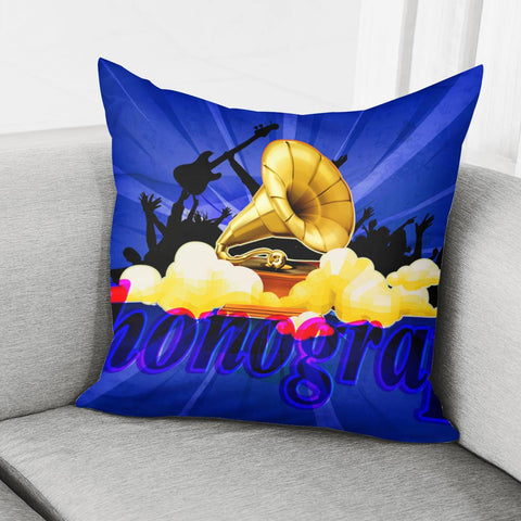 Image of Phonograph Pillow Cover