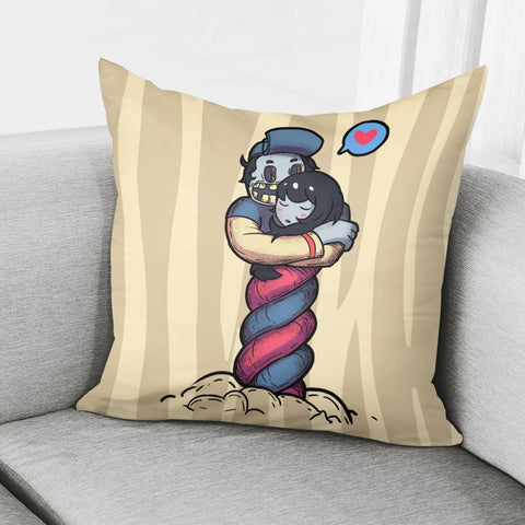 Image of Hug Doodle Pillow Cover