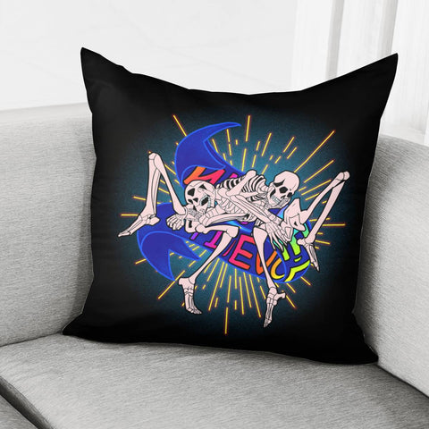 Image of Skeleton Pillow Cover