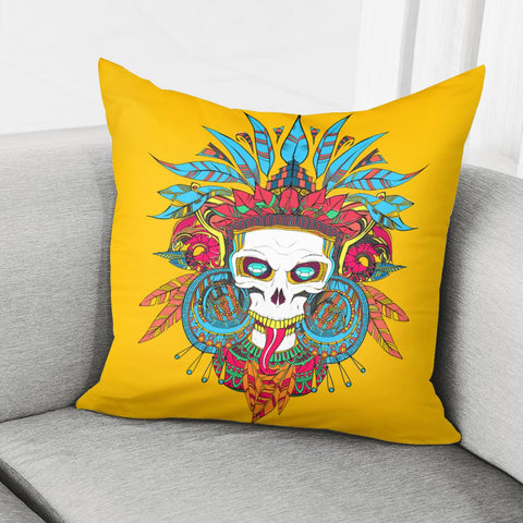 Image of Skull Pillow Cover