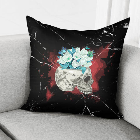 Image of Skull Pillow Cover