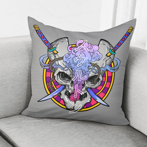 Image of Skull Pillow Cover