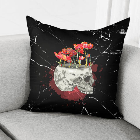 Image of Skull Pillow Cover