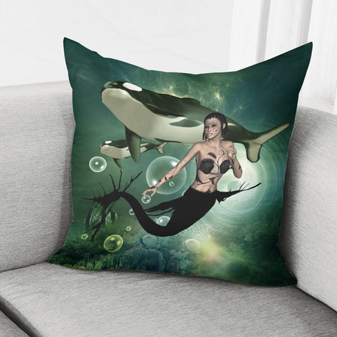Image of Wonderful Mermaid Pillow Cover